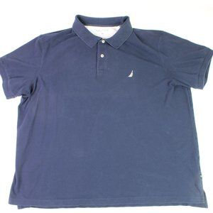 Navy Blue Nautica Deck Shirt Men's 3XL Polo